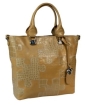 Кожаная летняя сумка Eleganzza, цвет: бежевый ZO - 6780-1 2009 г инфо 11778v.