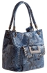 Кожаная сумка Eleganzza, цвет: серо-синий Z18 - 1631S 2010 г инфо 12014v.