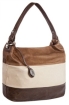 Кожаная сумка Palio, цвет: коричневый+бежевый+темно-коричневый 10362PAW1 2010 г инфо 12176v.