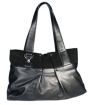 Кожаная сумка Eleganzza, цвет: черный 00111314 2009 г инфо 6961w.